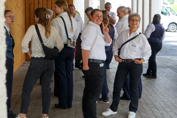 zwischen den Auftritten