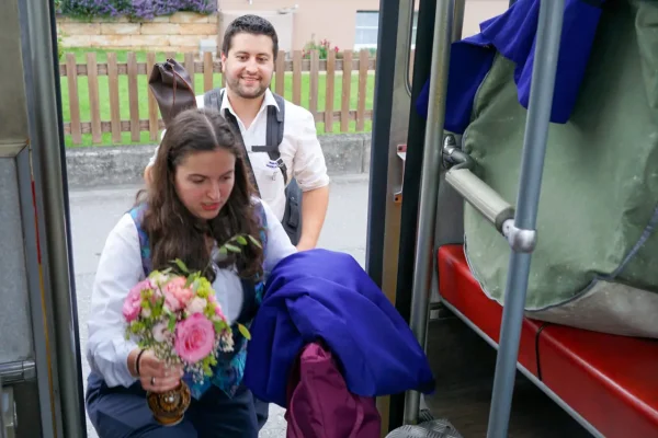 ... mit Sack und Pack